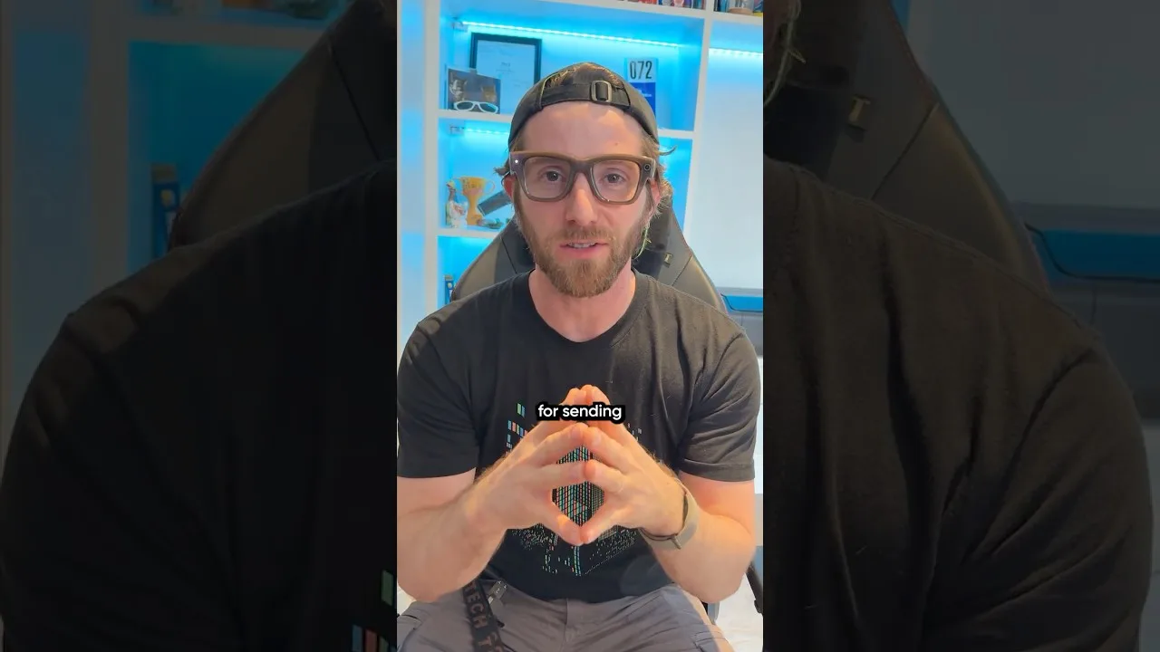 Linus Tech Tips using the Meta Neural Band for handwriting